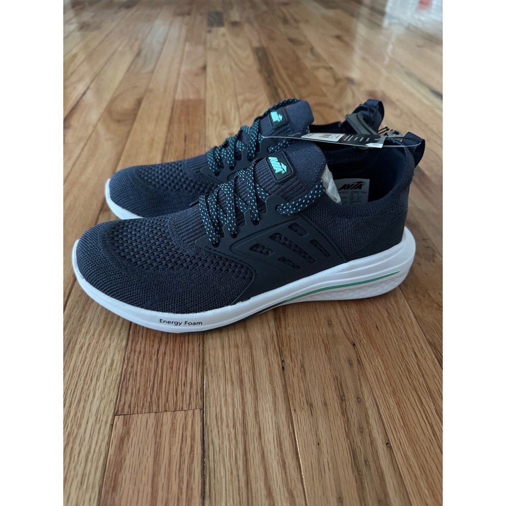 Avia Womens Caged Sneaker Navy Blue Energy Foam Memory Foam Size 9